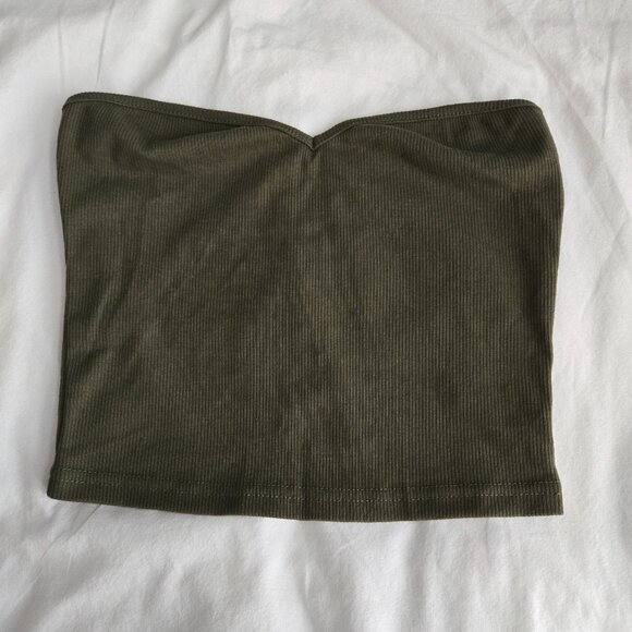 Shein Women's Crop Top Size S Used Green - Picture 3 of 8